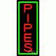 BRAND NEW PIPES 32x13 VERTICAL BORDER REAL NEON SIGN WithCUSTOM OPTIONS 11611