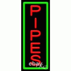 BRAND NEW PIPES 32x13 VERTICAL BORDER REAL NEON SIGN WithCUSTOM OPTIONS 11611