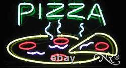 BRAND NEW PIZZA 37x20x3 WithLOGO REAL NEON SIGN withCUSTOM OPTIONS 10407