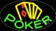 BRAND NEW POKER 30x17 OVAL LOGO REAL NEON BUSINESS SIGN withCUSTOM OPTIONS 14555
