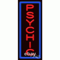 BRAND NEW PSYCHIC 32x13 VERTICAL BORDER REAL NEON SIGN WithCUSTOM OPTIONS 11614