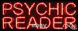 BRAND NEW PSYCHIC READER 32x13x3 REAL NEON SIGN withCUSTOM OPTIONS 10613