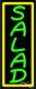 BRAND NEW SALAD VERTICAL 32x13 WithBORDER REAL NEON SIGN withCUSTOM OPTIONS 11022