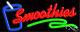 BRAND NEW SMOOTHIES 32x13x3 WithLOGO REAL NEON SIGN withCUSTOM OPTIONS 10493