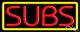 BRAND NEW SUBS 32x13 REAL BORDER REAL NEON SIGN withCUSTOM OPTIONS 10631