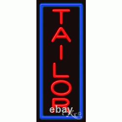 BRAND NEW TAILOR 32x13 VERTICAL BORDER REAL NEON SIGN WithCUSTOM OPTIONS 11631