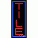 BRAND NEW TILE 32x13 VERTICAL BORDER REAL NEON SIGN WithCUSTOM OPTIONS 11637