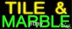 BRAND NEW TILE & MARBLE 32x13 REAL NEON SIGN withCUSTOM OPTIONS 10136