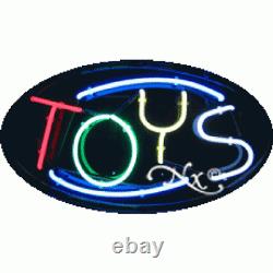 BRAND NEW TOYS 30x17 OVAL BORDER REAL NEON SIGN withCUSTOM OPTIONS 14310