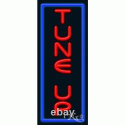 BRAND NEW TUNE UP 32x13 VERTICAL BORDER REAL NEON SIGN WithCUSTOM OPTIONS 11640