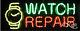 BRAND NEW WATCH REPAIR WithLOGO 32x13 REAL NEON SIGN withCUSTOM OPTIONS 10475