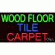 BRAND NEW WOOD FLOOR TILE CARPET 37x20 REAL NEON SIGN WithCUSTOM OPTIONS 11797