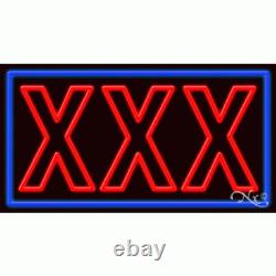 BRAND NEW XXX 37x20 BORDER REAL NEON BUSINESS SIGN WithCUSTOM OPTION 11798