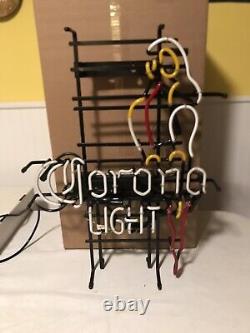Corona Light With Parrot Neon Sign Beer Advertising Bar Decor Brand New Mancave