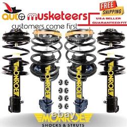 Front and Rear Strut and Coil Spring 4PCS Set Monroe For 1995-1999 Dodge Neon
