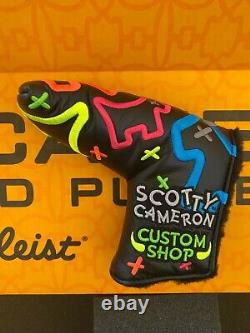 New Scotty Cameron Custom Shop Neon Junkyard Dog Standard Blade Putter Headcover