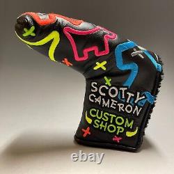 Scotty Cameron CUSTOM SHOP Neon Dancing Junk Yard Dog Putter Headcover